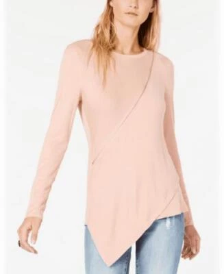 Blusa Top Bar lll Cremallera Asimétrica Rubor Rosa Talla L NUEVA NUEVA CON ETIQUETAS 224 Foto 1 de 2