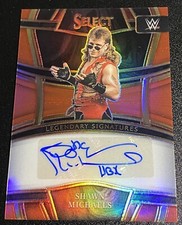 2023 Shawn Michaels /60 Auto Autograph WWE Panini Select Red Prizm Holo Card