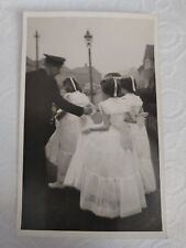 Young bridesmaids, dresses, Vintage photo c1950/60s