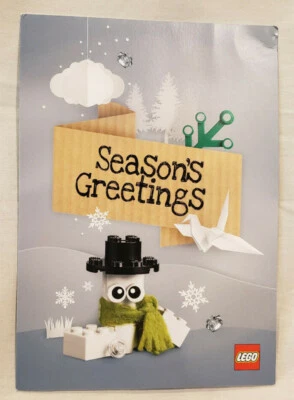 LEGO Employee Christmas Greeting Card 2017 HARD TO FIND  - Image 1 of 2