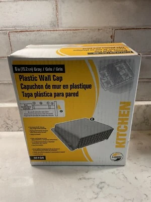 "Tapa de pared de plástico Lambro Industries 351G 6"" amortiguador gris nueva en caja" Foto 1 de 4