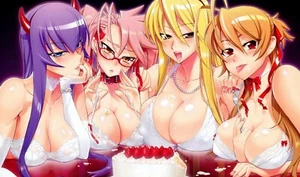 Highschool of the Dead Anime TCG Playmat & Office Mousepad Yugioh Pokemon Magic - Picture 1 of 2