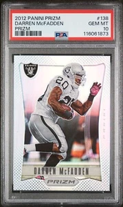 Darren Mcfadden 2012 Prizm Silver PSA 10 #138 POP 2 - Picture 1 of 2