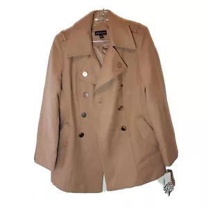 Neu mit Etikett Dana Buchman camelfarbene Wolljacke Damen große 8 Knöpfe neu - Bild 1 von 11