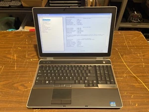 15.6" Dell Latitude E6520 i7-2620O Dual Core Laptop: 4GB Ram - NO HDD - Picture 1 of 10