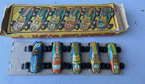 Super Rare In Box Tin Toy Racing Car Set Russia Olympic Games 1980 - Picture 1 of 8