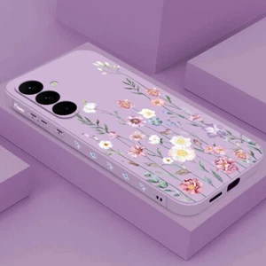 Coque souple TPU fleurie pour Samsung S25 S24 Ultra S23 Plus S22 S21 FE A16 A15 - Photo 1 sur 22