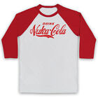 Drink Nuka Cola Nuclear Fallout Sci Fi Dystopia Dweller Beverage Baseball Shirt