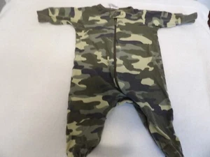 Gerber's one piece sleeper, 3 months, green camouflage. - Picture 1 of 3