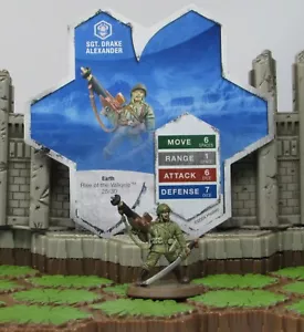 Heroscape Sgt. Drake Alexander Rise of the Valkyrie w card - Picture 1 of 2