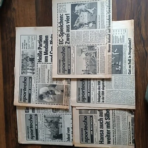 5 x DDR Deutsches Sportecho, ganze Woche Mai 1989, DDR Oberliga, Friedensfahrt - Bild 1 von 21