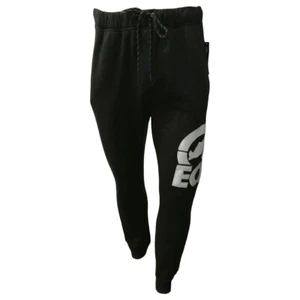 MSRP $44.99 NWT ECKO UNLTD. EMBROIDERY MEN'S BLACK PULL ON JOGGER PANTS SIZE M - Picture 1 of 5
