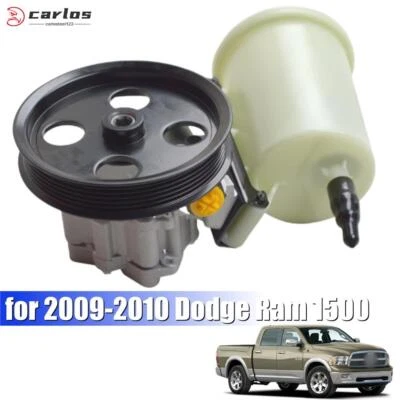 Bomba de dirección asistida con polea de depósito para Dodge Ram 1500 V6 3,7 L V8 4,7 L 5,7 L Foto 1 de 4
