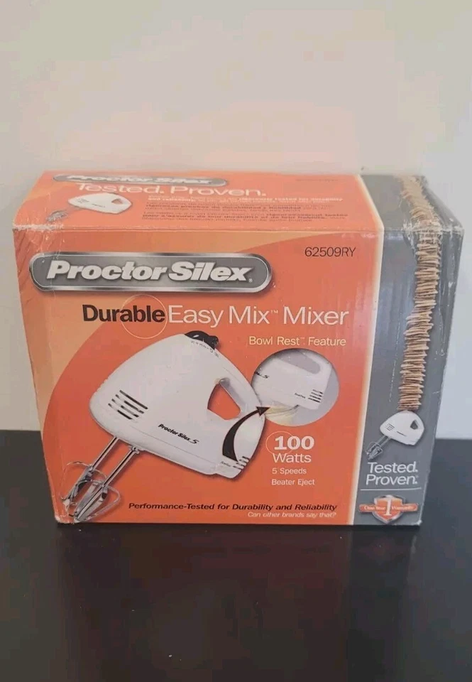 MEZCLADOR DE MANO Proctor Silex Durable Easy Mix 5 velocidades 100 vatios  Foto 1 de 4