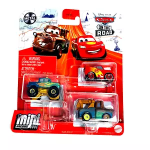 Disney Pixar Cars On the Road Mini Racers IVY Monstertruck MATER MCQUEEN 3 Stück - Bild 1 von 5