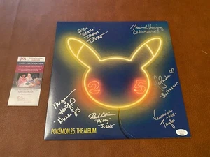 Pokémon - Rachael Lillis (RIP) + 5 weitere Besetzungen signierte Vinyl Schallplatte JSA COA - Bild 1 von 5