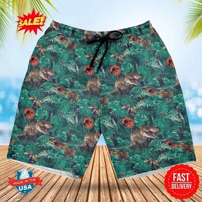 Pantalones cortos de playa Dinosaurs Tropical Jurassic Park Foto 1 de 2