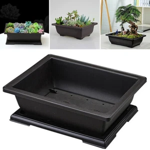 1PCS CONTERETER POT POT SOLLE SAUX NURSERY RECTANGE RECHERABLE BONNAIS -* - Picture 1 of 7