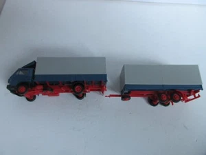 Herpa 1:87 MAN Tandem pianale camion!!! - Foto 1 di 5