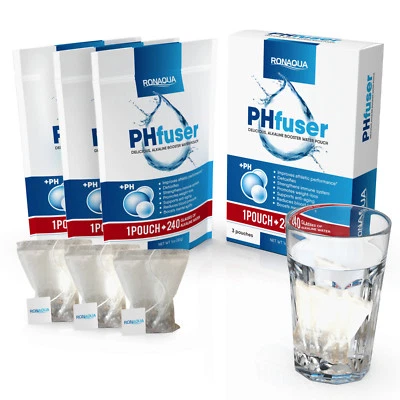 PHfuser Alkaline Water Filtration Pouch 3 Pack - Image 1 of 4