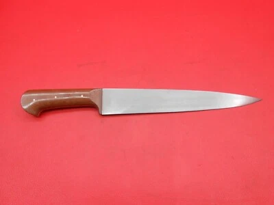 Original Look Wootz Steel Kard Knife Red Micarta Handle Leather Sheath A102 - Image 1 of 4
