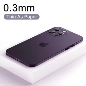 Funda Ultra-thin Slim Matte Hard Case Cover para iPhone 16 15 14 Pro Max 13 12 8 - Imagen 1 de 22