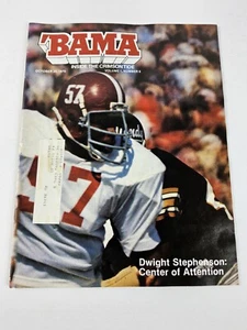 BAMA Inside The Crimson Tide Football Magazine 1979 Band 1 Nr. 8 Dwight Stephenson - Bild 1 von 5