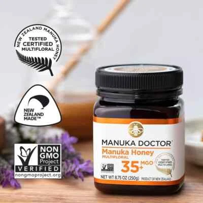 MANUKA DOCTOR - MGO 35+ Manuka Honey Multifloral 100% Pure 08/2027
