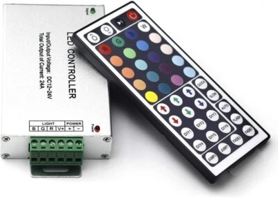 12V-24V DC 24A 288W 44Key IR Remote Controller for RGB LED Strip 5050 3528 - Image 1 of 4