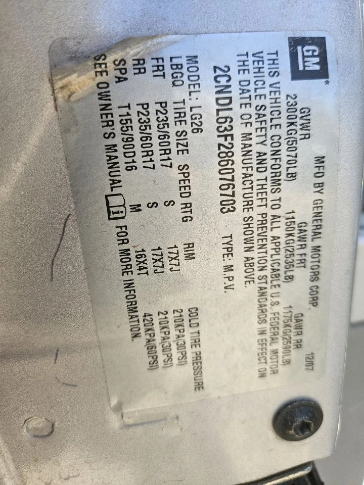 Used Engine Cooling Fan Motor fits: 2008 Chevrolet Equinox Fan Assembly 3.4L fro — 第 1/4 张图片