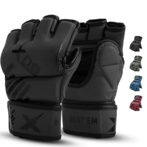 XN8 MMA Boxing Gloves Grappling Martial Arts Muay Thai Fighting Punch Training - Picture 1 of 28