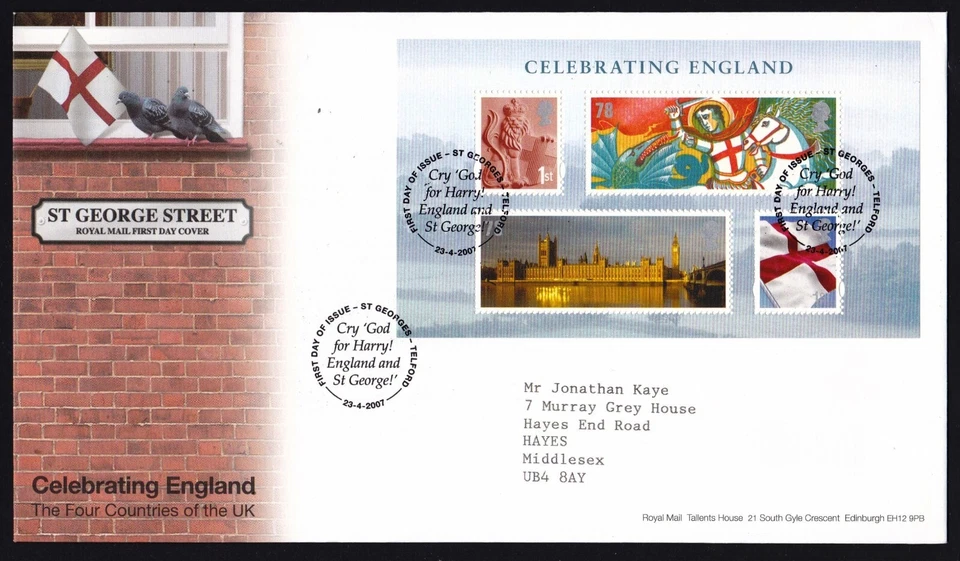 QE2 - 2007 - 1er Día Cubierta - Celebrando Inglaterra Foto 1 de 1