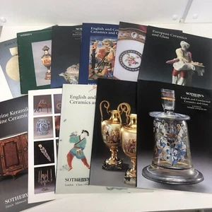 Lot of 11 Sotheby's Softcover Auction Catalogs English & European Ceramics - Bild 1 von 13