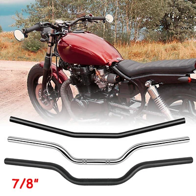 Barra de arrastre de manillar de elevación baja de 7/8" para Honda CM 400 125 250 500 Scrambler Foto 1 de 4