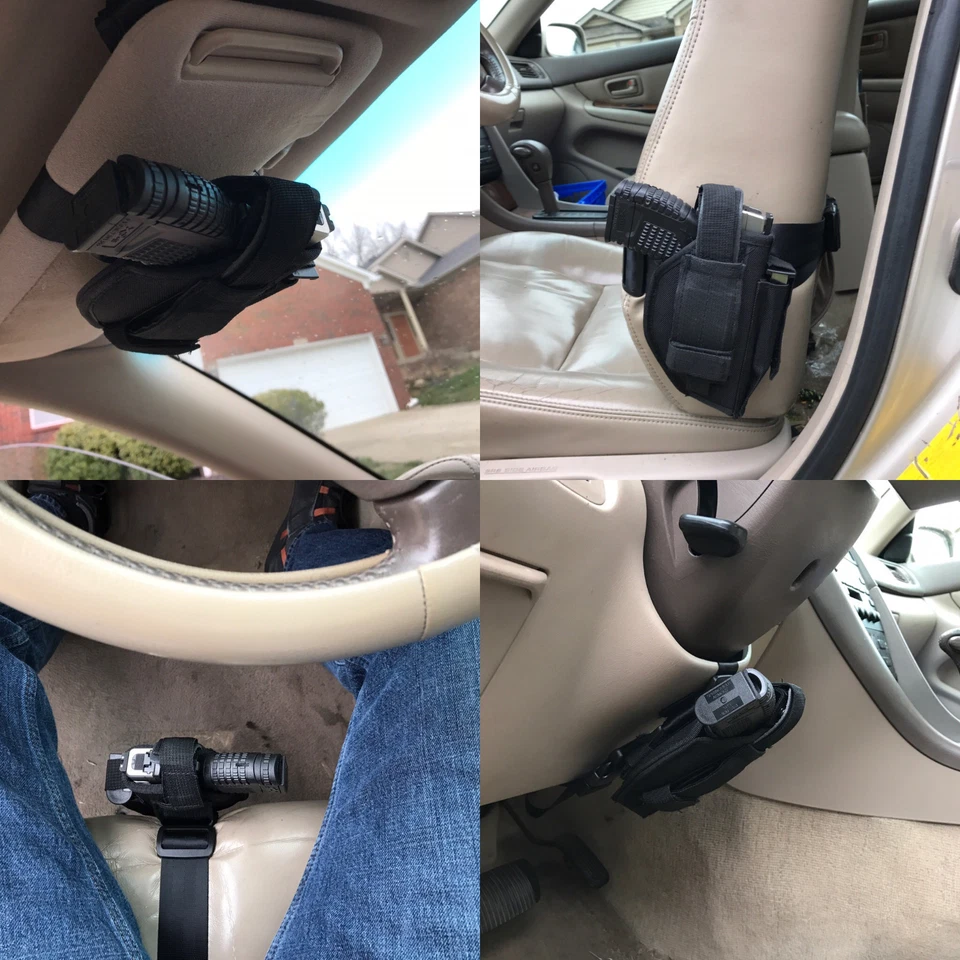 Vehicle Mount Accessories Car Truck Handgun Pistol Holster Conceal Ambidextrous  - Image 1 of 4