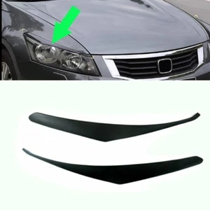 2x For Honda Accord 2008-2013 Front Left Right Headlight Resin Black Trim Frame - Imagen 1 de 1