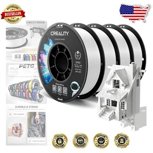 Tangle-Free 4-Pack 1.75mm PETG Filament - 2024 Latest Batch for Smooth Printing - Picture 1 of 8