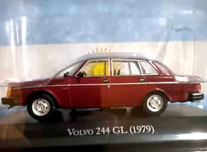 VOLVO 244 GL (1979) Unforgettable Cars 1:43 Diecast # 114 - ARGENTINA - Picture 1 of 2