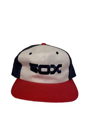 Vintage 80’s Sports Specialties Chicago White Sox Old Logo SnapBack Hat - Image 1 of 4