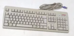 Compaq kb-9860 vintage Keyboard film prop PS/2 beige 166516-036 same day post - Picture 1 of 3