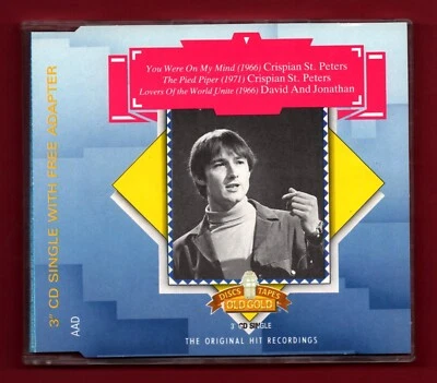 CRISPIAN ST PETERS / DAVID & JONATHAN - YOU WERE ON MY MIND (3 trk 3" CDS) * NM - Image 1 of 2