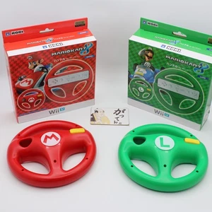 Nintendo Wii Hori Mario Kart 8 Lenkrad Mario Luigi Racing Griffset - Bild 1 von 10