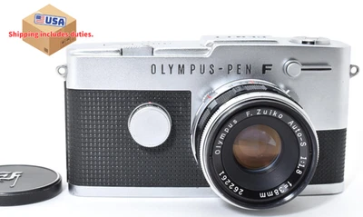 [NEAR MINT] OLYMPUS PEN-FT 35mm Half Flame Film Camera 38mm F1.8 Lens From JAPAN - Bild 1 von 4