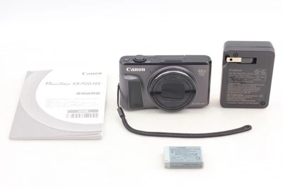 Duty-Free US【MINT / English OK】Canon PowerShot SX720 HS Black 20.3MP From JAPAN - Image 1 of 4