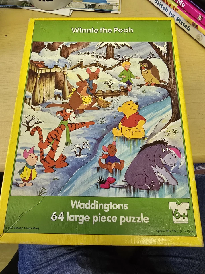 Winning The Pooh Waddingtons 64 Large Piece Puzzle  - Image 1 of 1