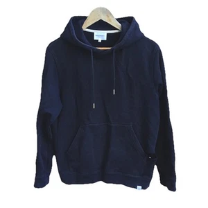 Norse projects Vagn classic hood black Hoodie sweater mens size medium flaw - Picture 1 of 7