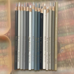 Lotto Vintage Matita Disegno Colorata Berol Prismacolor + Fuori Produzione #1041 Acciaio - Foto 1 di 3