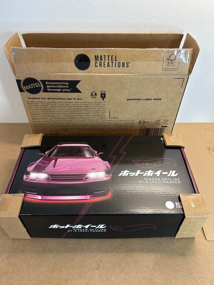 RARE / NEW Hot Wheels RC 1:64 Nissan Skyline R32 Pandem: Remote Control Car (UK) - Image 1 of 4