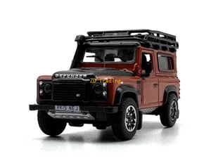 ZD 1:76 Orange Defender 90 ORV SUV Sports Model Diecast Metal Car BN - Picture 1 of 6