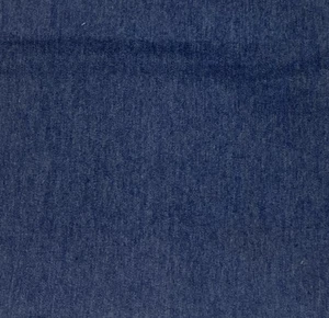 Cotton Denim Midweight Fabric Medium Blue 1 Y #7 - Picture 1 of 5